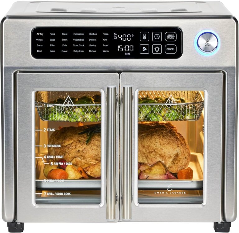 A multifunction countertop appliance that blends convenience, compact design, and modern kitchen styling.
