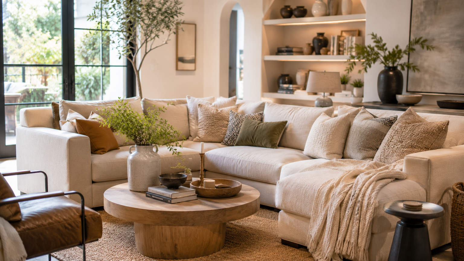 Modern living room interior featuring stylish furniture and home decor clearance inspiration