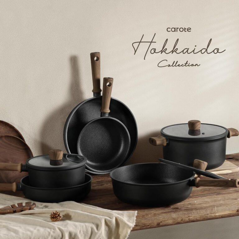 Minimal modern cookware designed for everyday cooking with soft neutral finishes and clean presentation.