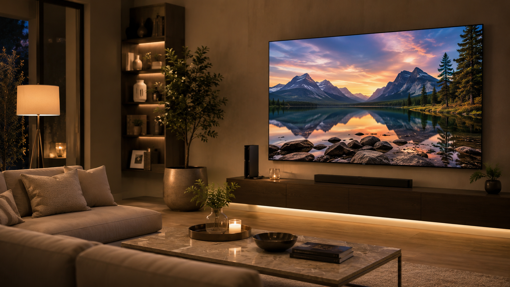 smart tv clearance living room